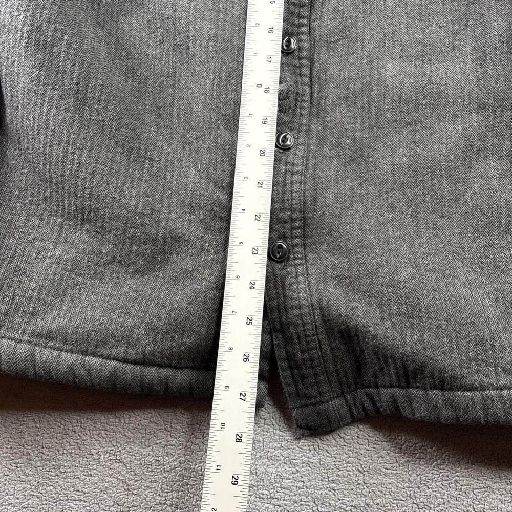 Tread 4 Thought‎ Men's Shirt Jacket , M  Gray Sustainable Apparel Fleece Linned - Picture 2 of 13